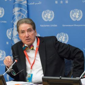 Press briefing by Mr. Alfred De Zayas, Independent Expert on the promotion of a democratic and equitable international order and Ms. Victoria Tauli-Corpuz, Special Rapporteur on the rights of indigenous peoples